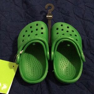 Crocs Kelly green size c4 (baby)